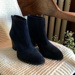 Designer Dark Blue Bootie